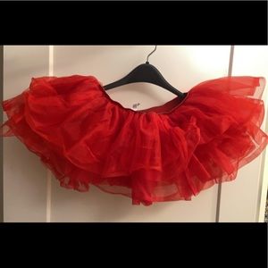 Red tutu adult